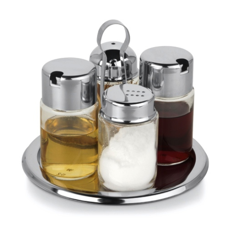 Galheteiro Redondo - 5 Peças